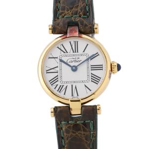 カルティエ マストヴァンドーム SM W1005354 Cartier 腕時計 シルバー文字盤 ヴィンテージ 中古