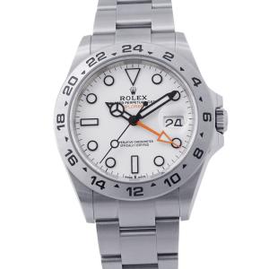 ロレックス エクスプローラー2 ランダムシリアル ルーレット 226570 ROLEX 腕時計 白文字盤 中古