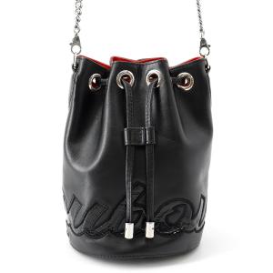 クリスチャン・ルブタン ショルダーバッグ マリー ジェーン バケットバッグ レザー Christian Louboutin バッグ 黒 【安心保証】