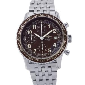 ブライトリング アヴィアスター デイト クロノグラフ A13024 BREITLING 腕時計 ブラウン文字盤 中古