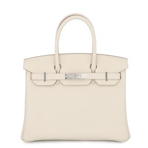 エルメス バーキン30 クレ/シルバー金具 トゴ G刻印 HERMES Birkin ハンドバッグ