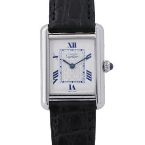 カルティエ マストタンク MM W1014054 Cartier 腕時計 白文字盤 ヴィンテージ 中古