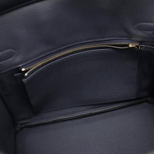 エルメス バーキン25 ブルーニュイ/ゴールド...の詳細画像5