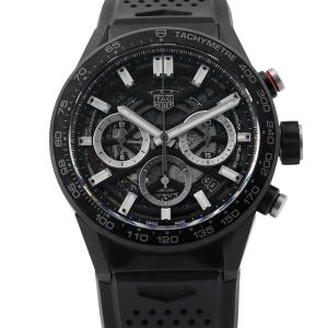 タグホイヤー カレラ キャリバー ホイヤー02 CBG2016 TAG Heuer 腕時計 黒文字盤 中古