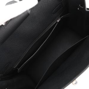 エルメス バーキン30 ブラック/シルバー金具...の詳細画像4