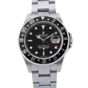ロレックス GMTマスター2 デイト Y番 16710 ROLEX 腕時計 ウォッチ 黒文字盤 中古