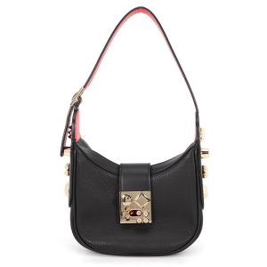 クリスチャン・ルブタン ショルダーバッグ カラスカイ レザー 1225182 Christian Louboutin 黒 【安心保証】
