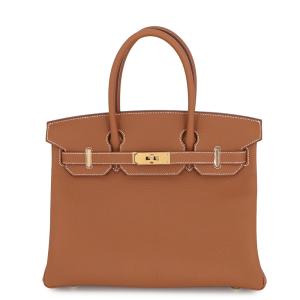 エルメス バーキン30 ゴールド/ゴールド金具 トゴ G刻印 HERMES Birkin ハンドバッグ
