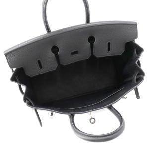 エルメス バーキン25 ブラック/シルバー金具...の詳細画像4