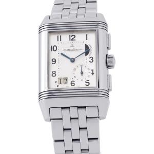 ジャガールクルト レベルソ グランド GMT Q3028120 JAEGER-LECOULTRE 腕時計 シルバー/黒文字盤 中古