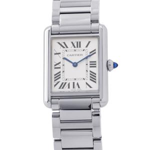 カルティエ タンク マスト LM WSTA0052 Cartier 腕時計 シルバー文字盤 中古