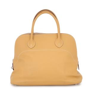 エルメス ハンドバッグ ボリード リラックス 35 カリーュ/シルバー金具 ヴォーシッキム T刻印 中古