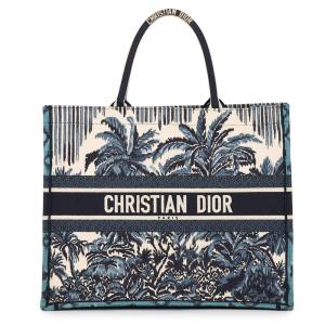 ディオール トートバッグ ディオールパームズ ブックトート ラージ キャンバス M12862REU Christian Dior
