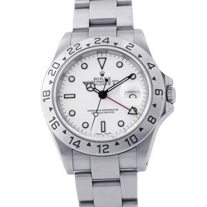 ロレックス エクスプローラー2 P番 16570 ROLEX 腕時計 白文字盤 中古
