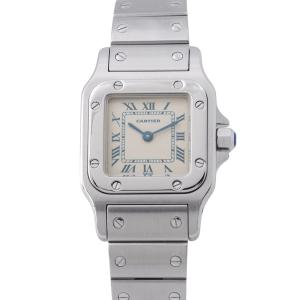 カルティエ サントスガルベ SM W20017D6 Cartier 腕時計 ウォッチ 白文字盤 クォーツ 中古