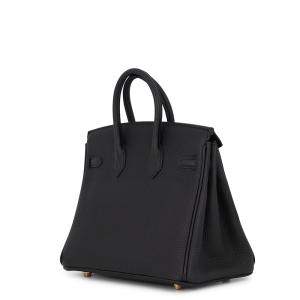 エルメス バーキン25 ブラック/ゴールド金具...の詳細画像1