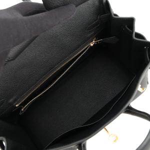エルメス バーキン25 ブラック/ゴールド金具...の詳細画像5