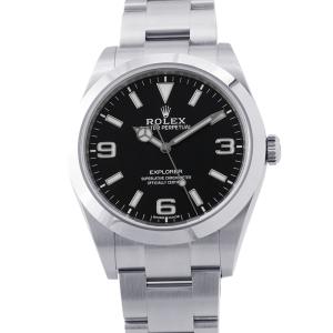 ロレックス エクスプローラー1 ランダムシリアル ルーレット 214270 ROLEX 腕時計 黒文字盤 中古