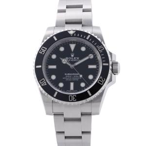 ロレックス サブマリーナ ノンデイト ランダムシリアル ルーレット 114060 ROLEX 腕時計 ウォッチ 黒文字盤 中古
