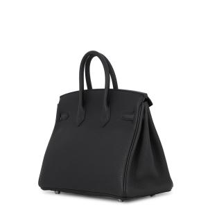 エルメス バーキン25 ブラック/シルバー金具...の詳細画像1