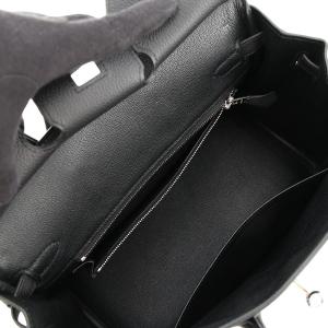 エルメス バーキン25 ブラック/シルバー金具...の詳細画像4