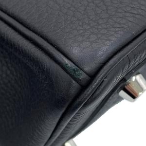 エルメス バーキン25 ブラック/シルバー金具...の詳細画像5