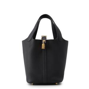 エルメス ハンドバッグ ピコタンロックPM キャバン/ゴールド金具 トリヨンクレマンス K刻印 HERMES トートバッグ