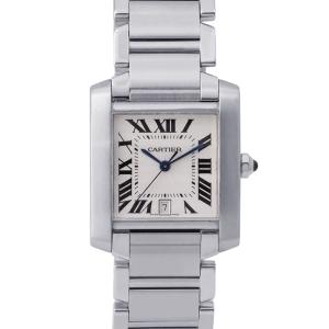 カルティエ タンクフランセーズ LM W51002Q3 Cartier 腕時計 シルバー文字盤 中古