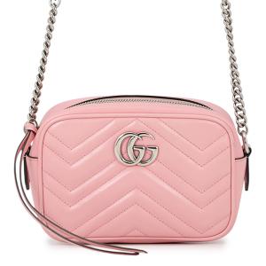 グッチ チェーンショルダーバッグ ミニ GGマーモント レザー 634936 GUCCI 中古