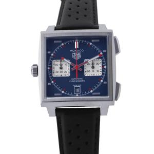 タグホイヤー モナコ クロノグラフ CDW2181.FC8360 TAG Heuer 腕時計 ウォッチ ブルー文字盤 中古
