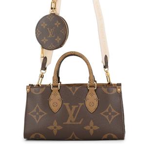 ルイヴィトン ハンドバッグ モノグラム・リバース/モノグラム・ジャイアント オンザゴー EW M46653 LOUIS VUITTON 2way 中古