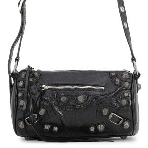 バレンシアガ ショルダーバッグ ルカゴール シリンダー レザー 771716 BALENCIAGA 黒 中古