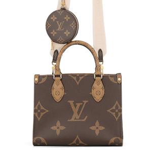 ルイヴィトン ハンドバッグ モノグラム・リバース ジャイアント オンザゴーPM M46373 LOUIS VUITTON 2way 中古