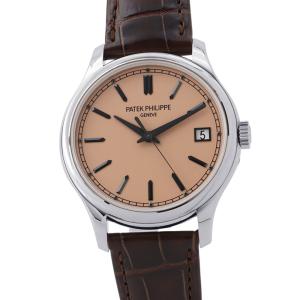パテックフィリップ カラトラバ 5227G-015 PATEK PHILIPPE 腕時計 ローズゴールドオパーリン文字盤 中古