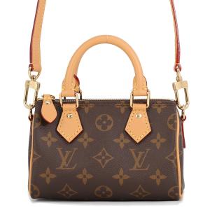 ルイヴィトン ハンドバッグ モノグラム ナノ・スピーディ M81085 LOUIS VUITTON ヴィトン 2way ショルダーバッグ