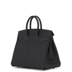 エルメス バーキン25 ブラック/ゴールド金具...の詳細画像1