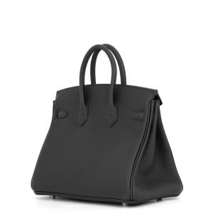 エルメス バーキン25 ブラック/シルバー金具...の詳細画像1