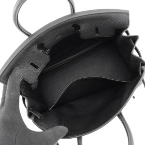 エルメス バーキン25 ブラック/シルバー金具...の詳細画像4