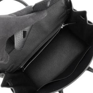 エルメス バーキン25 ブラック/シルバー金具...の詳細画像5