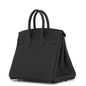 エルメス バーキン25 ブラック/シルバー金具...の詳細画像1