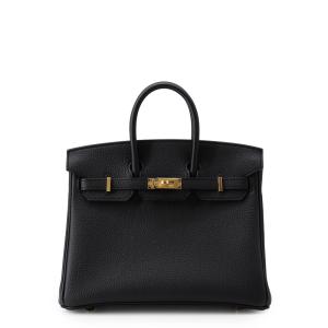 エルメス バーキン25 ブラック/ゴールド金具 トゴ G刻印 HERMES Birkin ハンドバッグ 黒