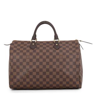 ルイヴィトン ハンドバッグ ダミエ・エベヌ スピーディ 35 N41363 LOUIS VUITTON ヴィトン バッグ ミニボストン 中古