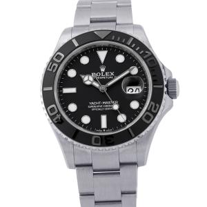 ロレックス ヨットマスター42 ランダムシリアル 226627 ROLEX 腕時計 黒文字盤 中古