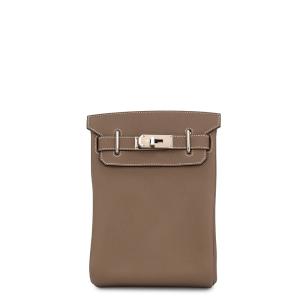 エルメス ボディバッグ ケリー アッカドPM エトゥープ/シルバー金具 トゴ W刻印 HERMES メンズ