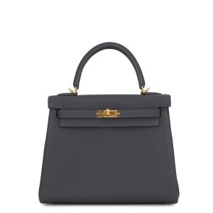エルメス ハンドバッグ ケリー25 内縫い アルドワーズ/ゴールド金具 トゴ G刻印 HERMES Kelly 2wayバッグ