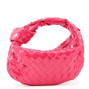ボッテガヴェネタ ハンドバッグ イントレチャート ミニ ジョディ パテント 651876 BOTTEGA VENETA 中古