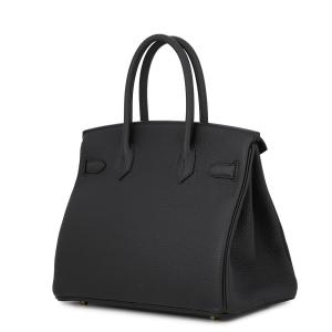 エルメス バーキン30 ブラック/ゴールド金具...の詳細画像1
