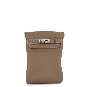 エルメス ボディバッグ ケリー アッカドPM エトゥープ/シルバー金具 トゴ W刻印 HERMES メンズ 中古
