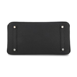 エルメス バーキン30 ブラック/シルバー金具...の詳細画像2