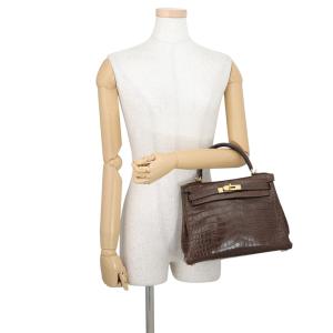 エルメス ハンドバッグ ケリー28 内縫い グ...の詳細画像3
